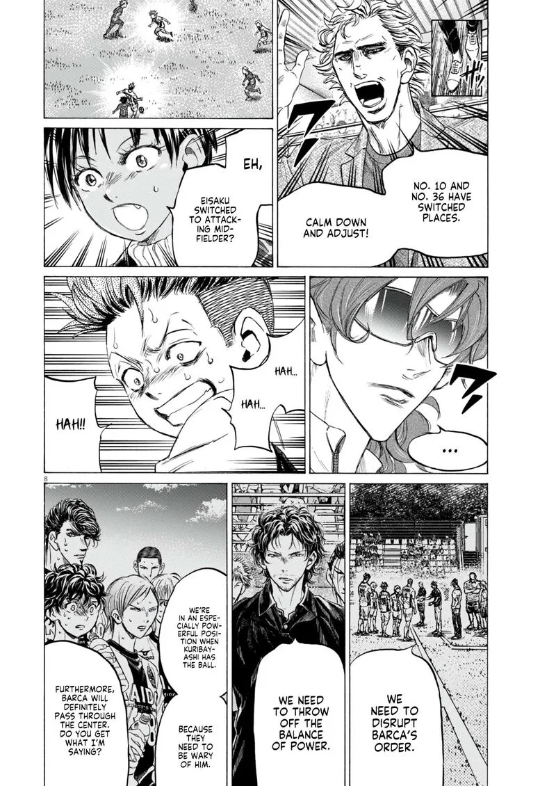 Ao Ashi Chapter 381 page 9