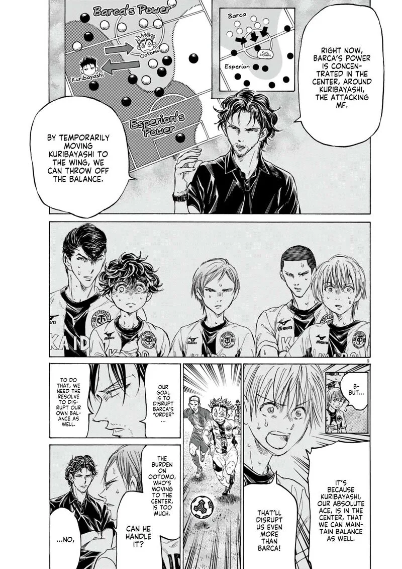 Ao Ashi Chapter 381 page 10