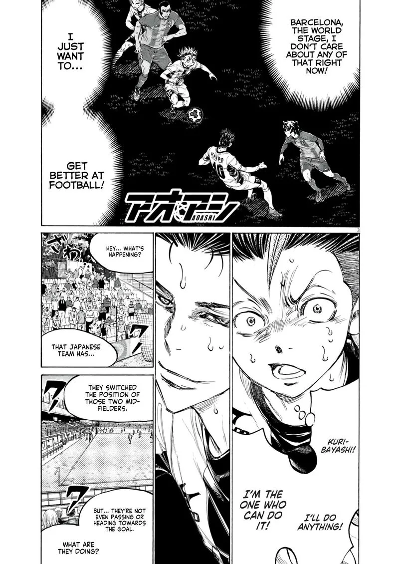 Ao Ashi Chapter 382 page 3
