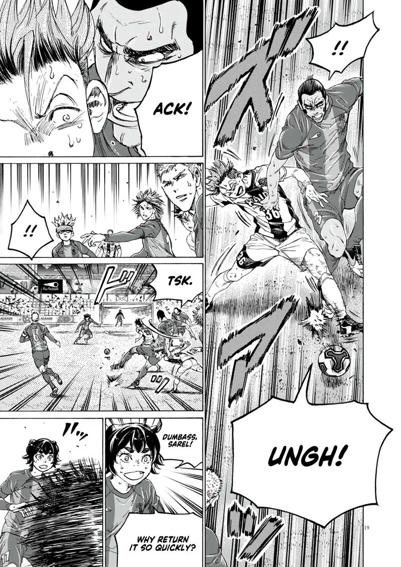 Ao Ashi Chapter 382 page 19