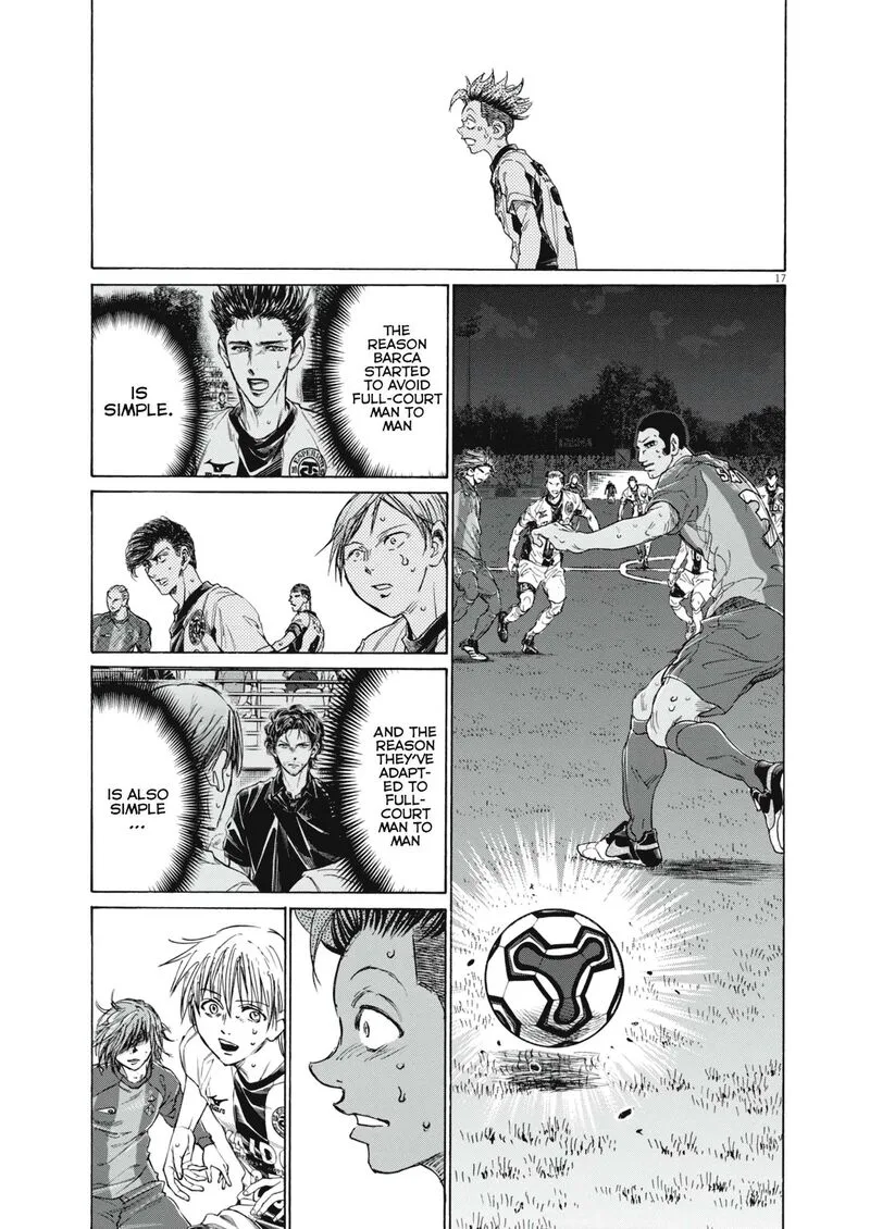 Ao Ashi Chapter 382 page 17
