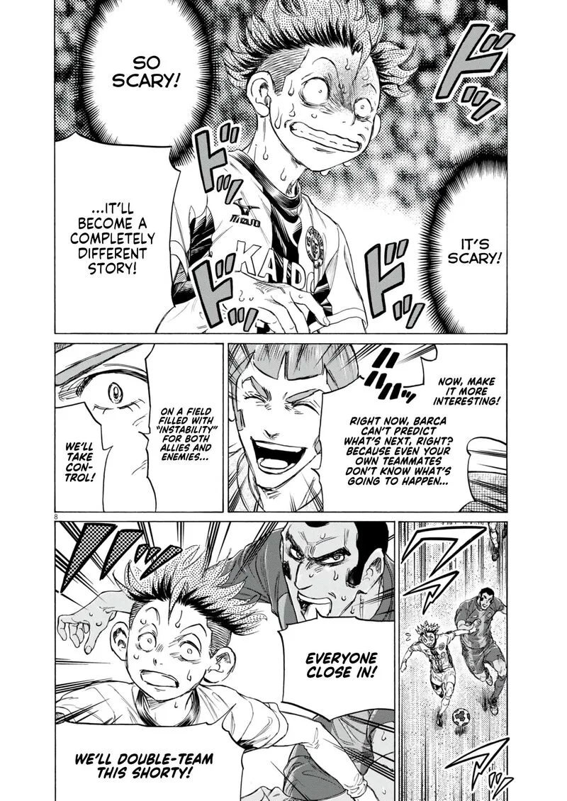 Ao Ashi Chapter 382 page 8