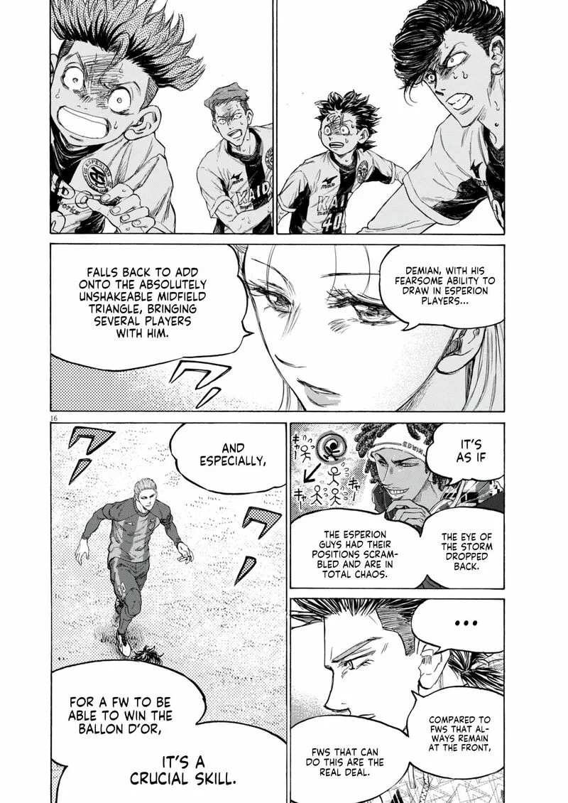 Ao Ashi Chapter 384 page 17