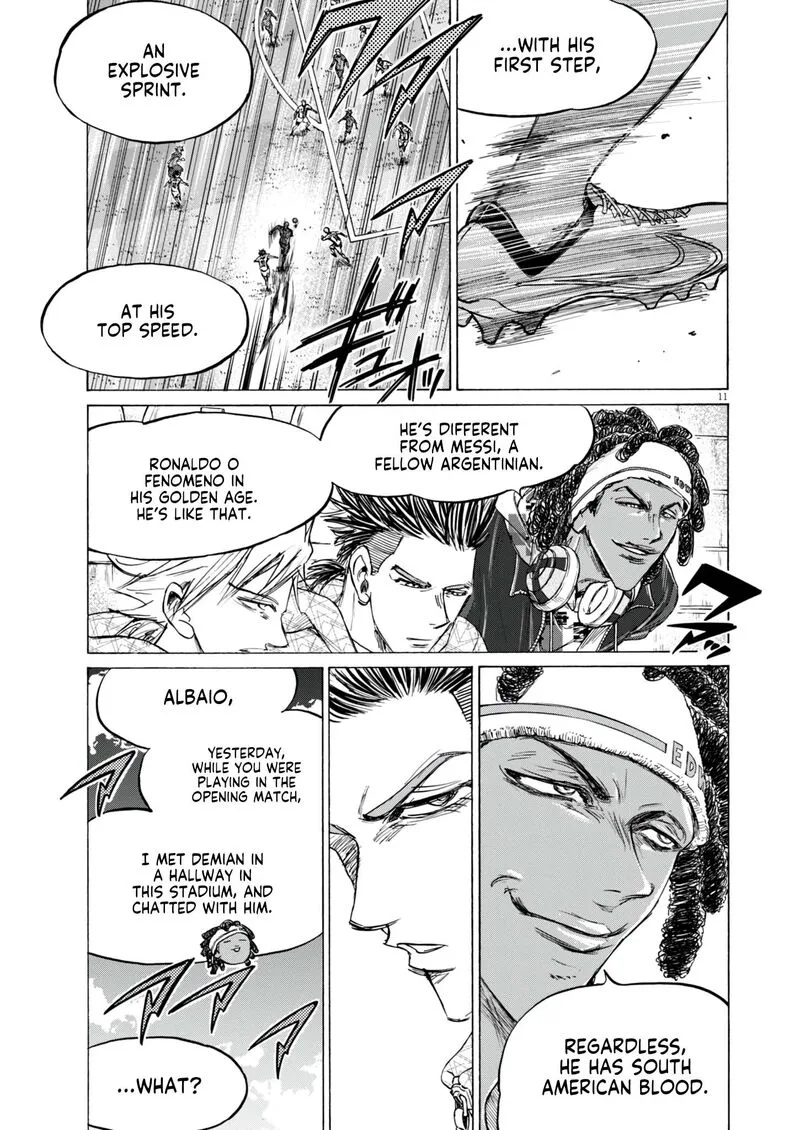 Ao Ashi Chapter 385 page 12