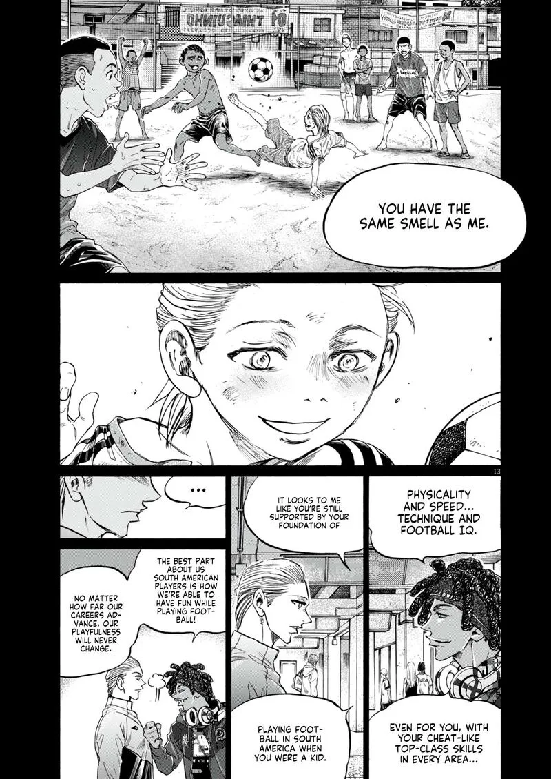 Ao Ashi Chapter 385 page 14