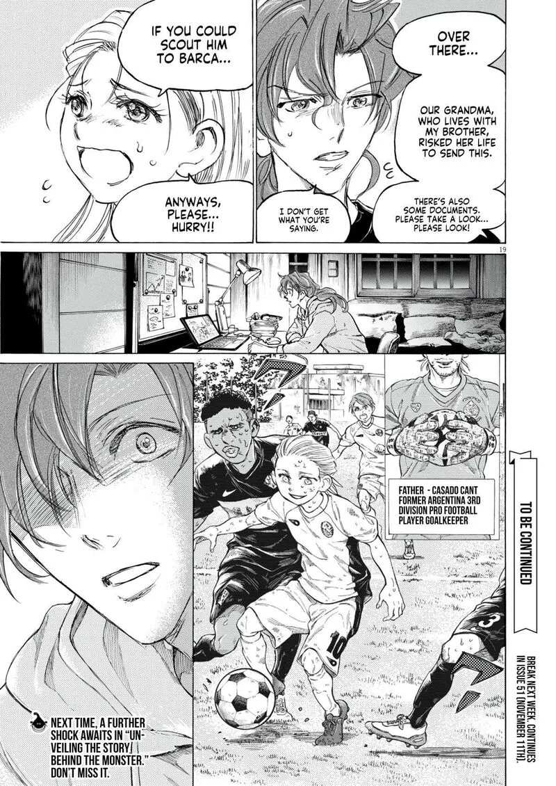 Ao Ashi Chapter 387 page 20