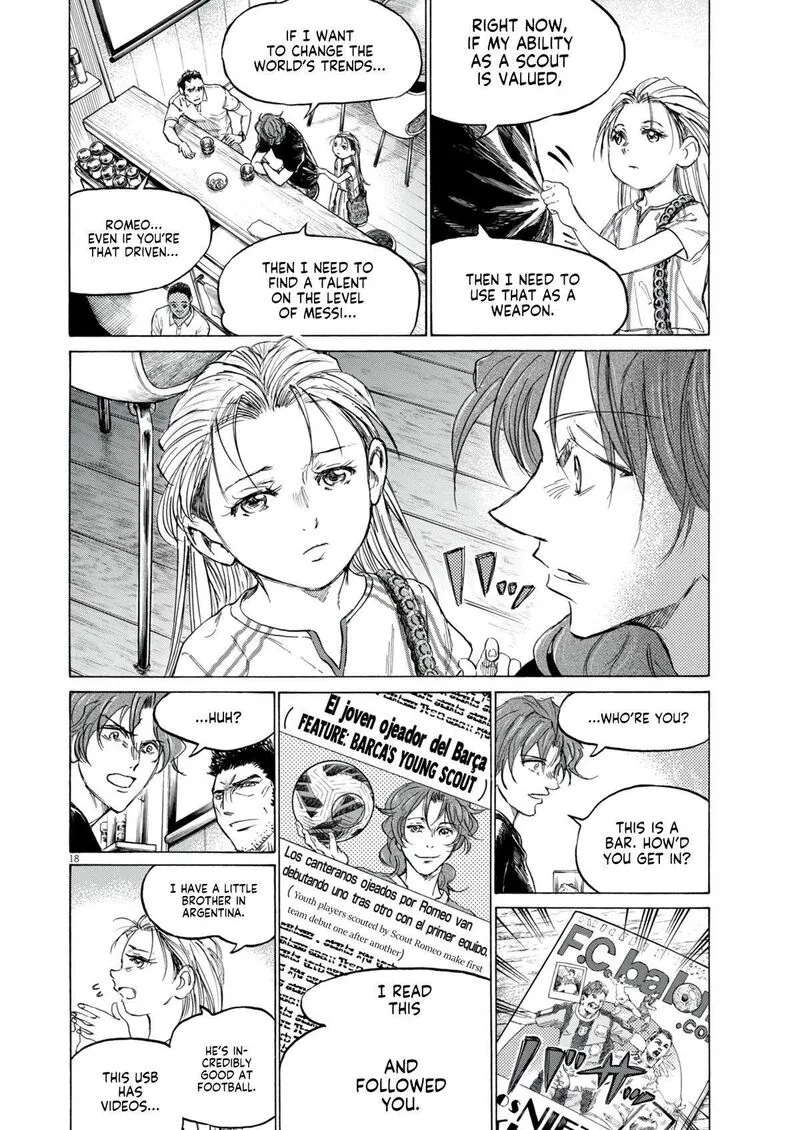 Ao Ashi Chapter 387 page 19