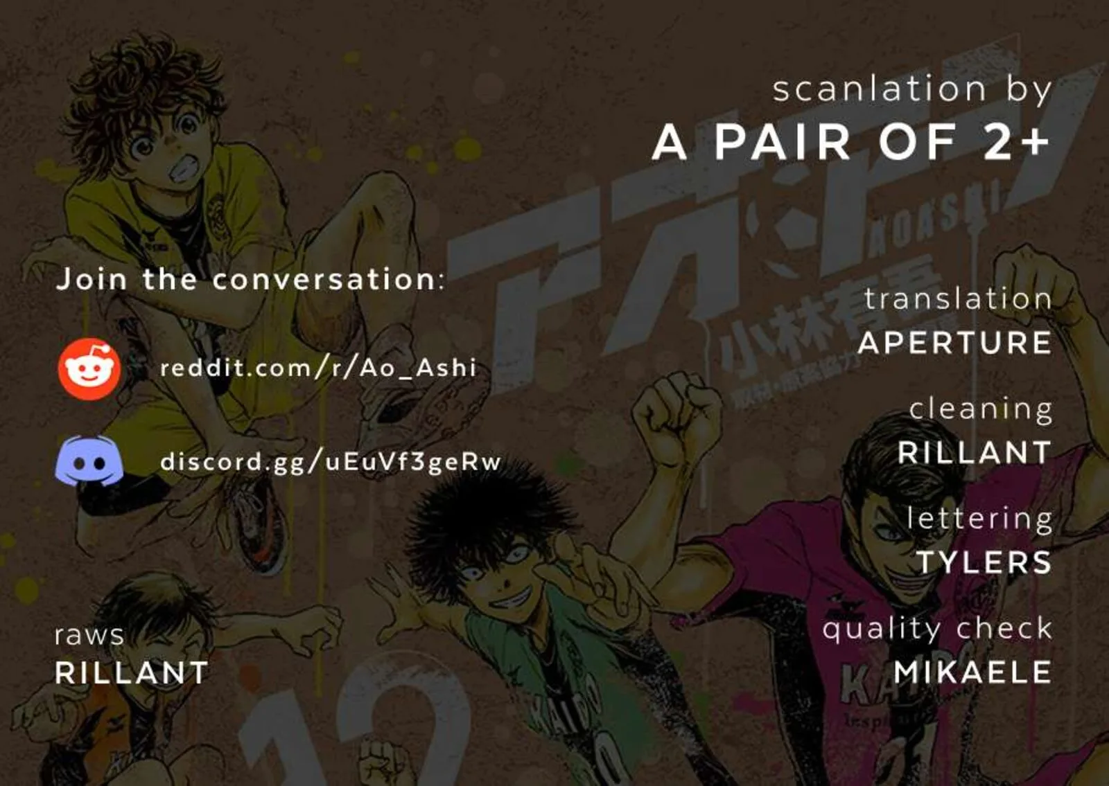 Ao Ashi Chapter 388 page 1