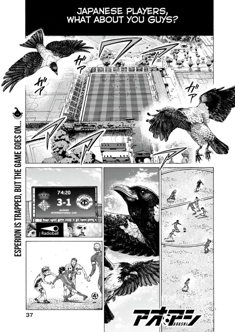 Ao Ashi Chapter 390 page 2
