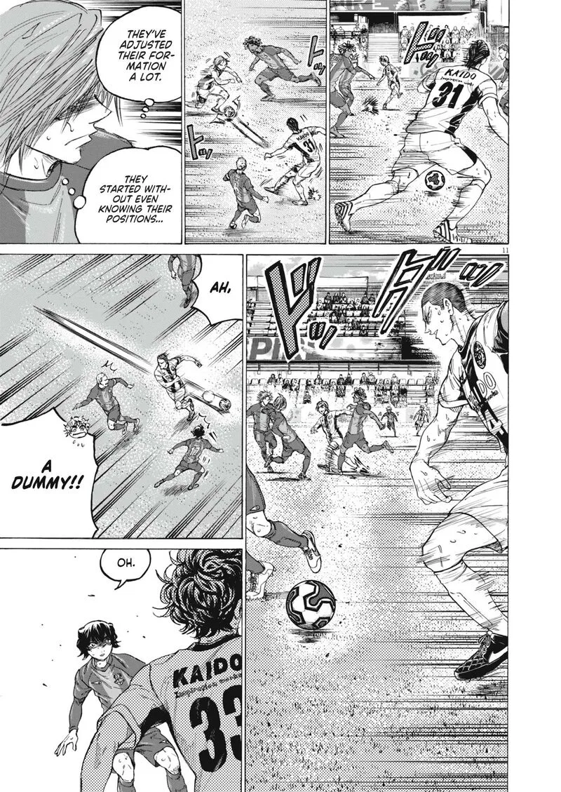 Ao Ashi Chapter 391 page 12