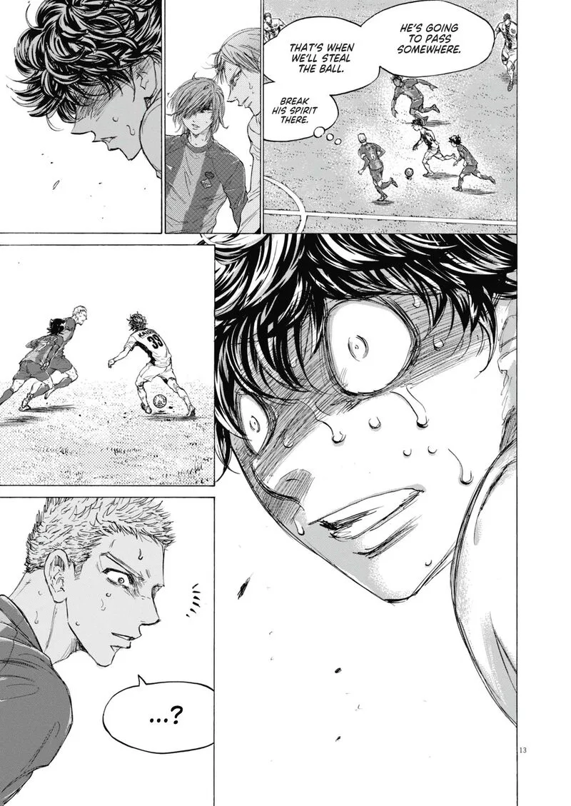 Ao Ashi Chapter 391 page 14