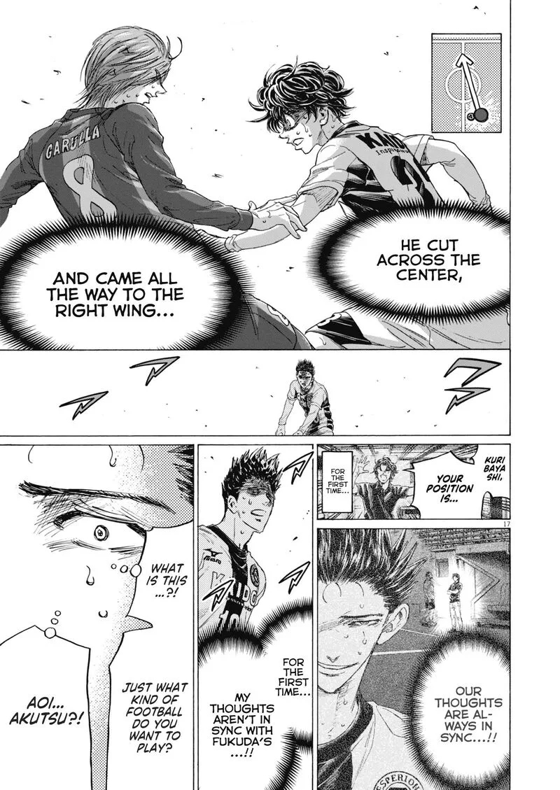 Ao Ashi Chapter 391 page 18