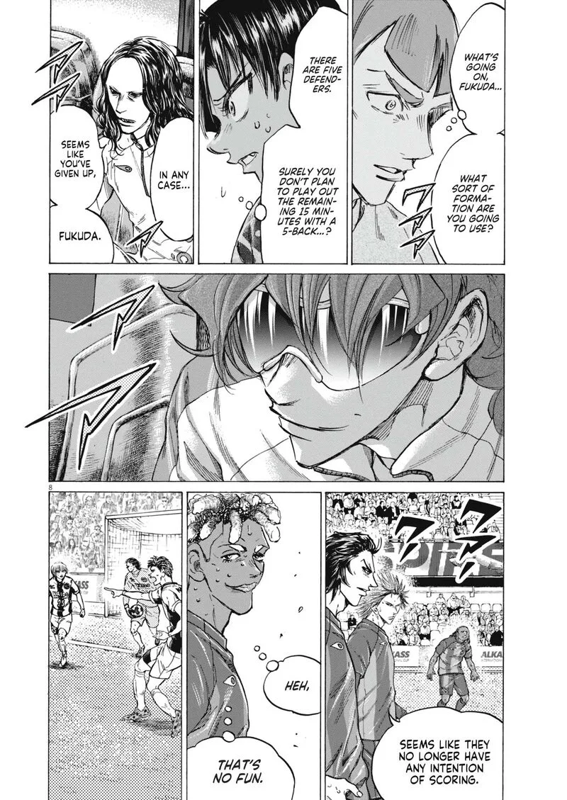 Ao Ashi Chapter 391 page 9