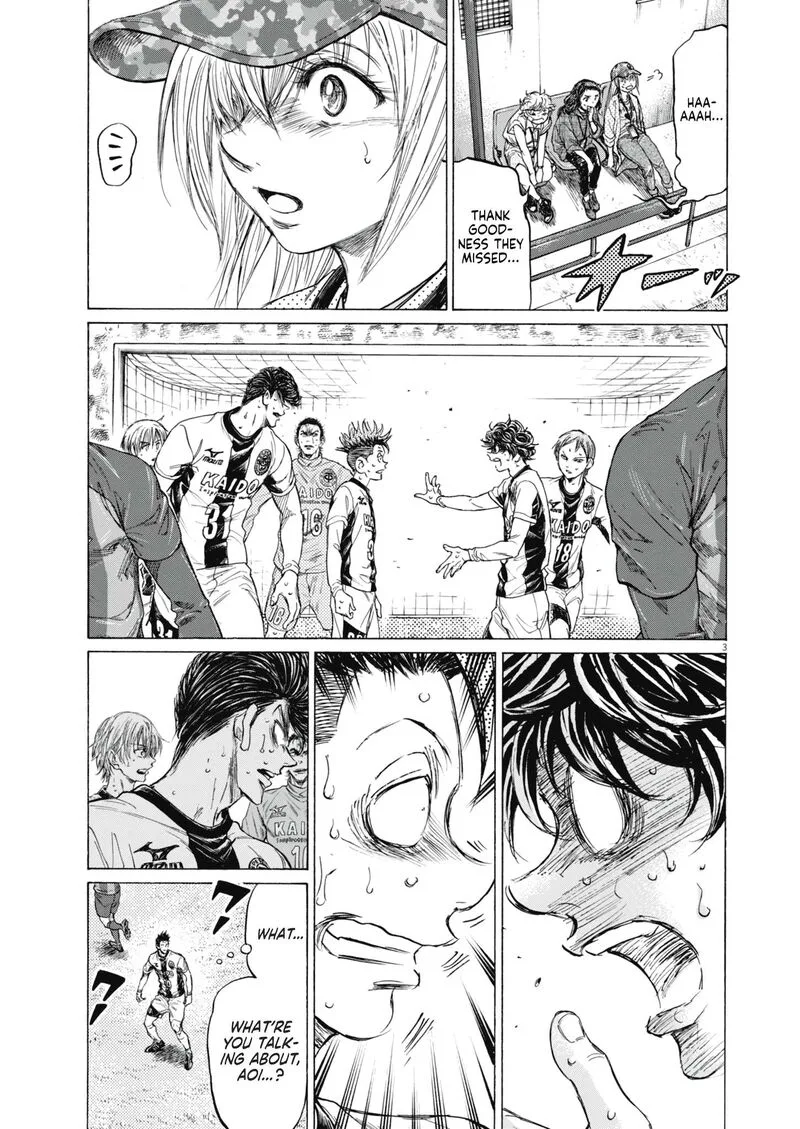 Ao Ashi Chapter 391 page 4