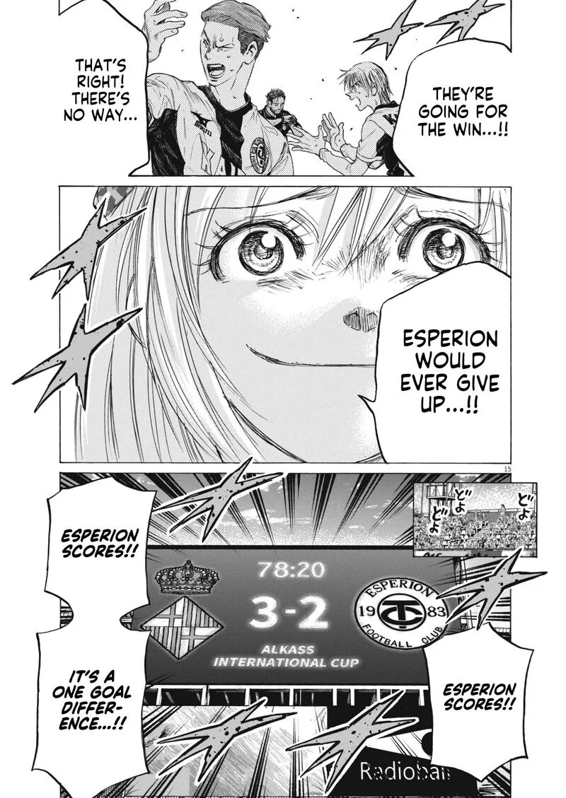 Ao Ashi Chapter 393 page 15