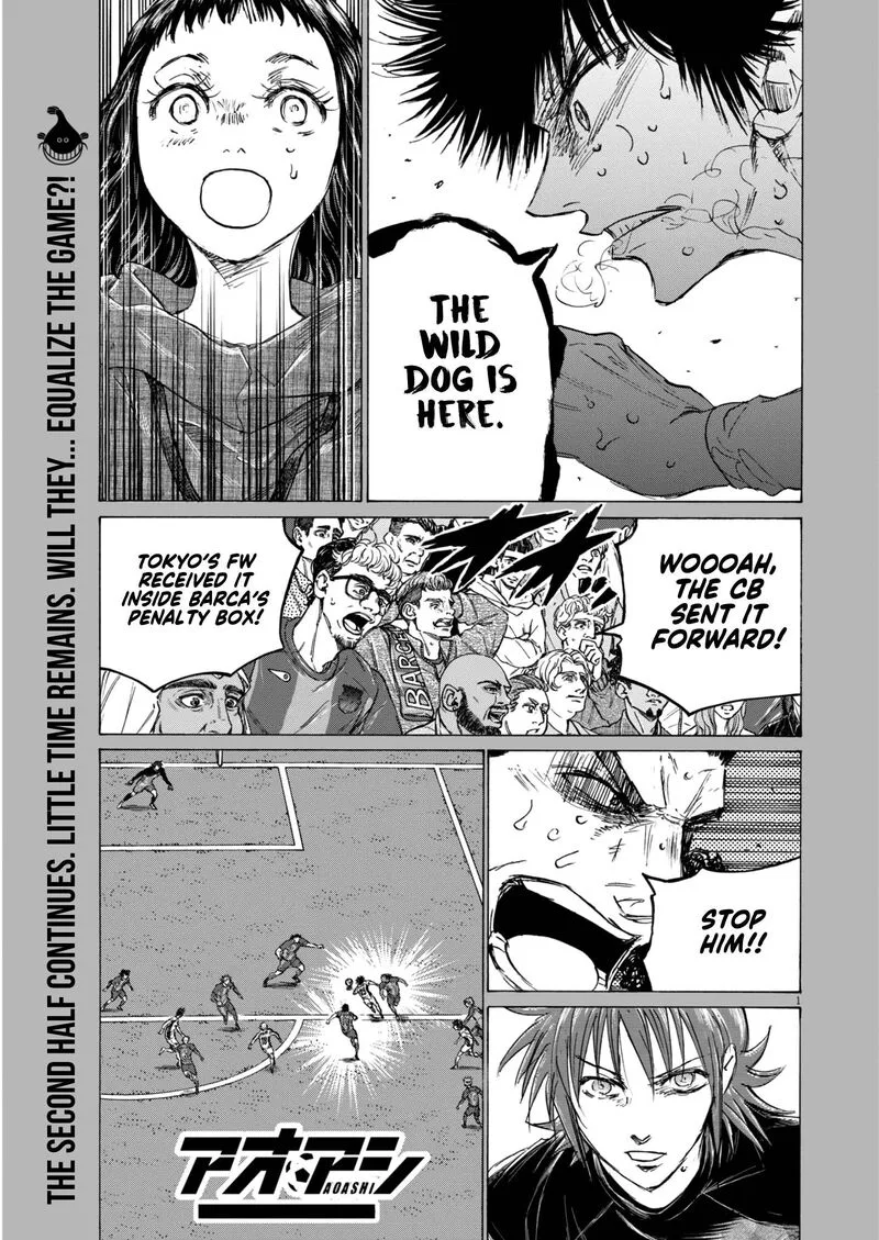 Ao Ashi Chapter 397 page 2