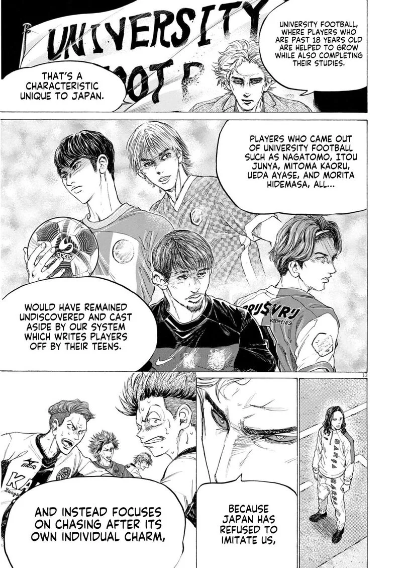 Ao Ashi Chapter 399 page 14