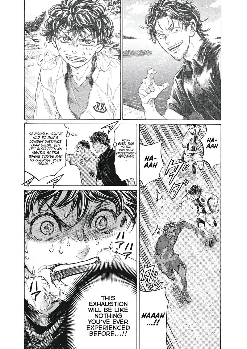 Ao Ashi Chapter 400 page 10