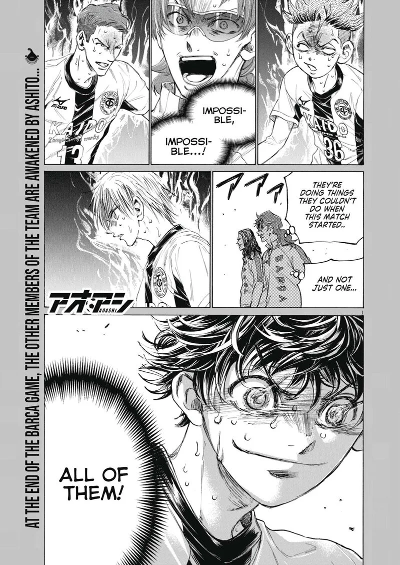 Ao Ashi Chapter 403 page 2