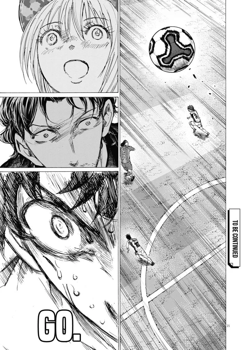 Ao Ashi Chapter 405 page 22