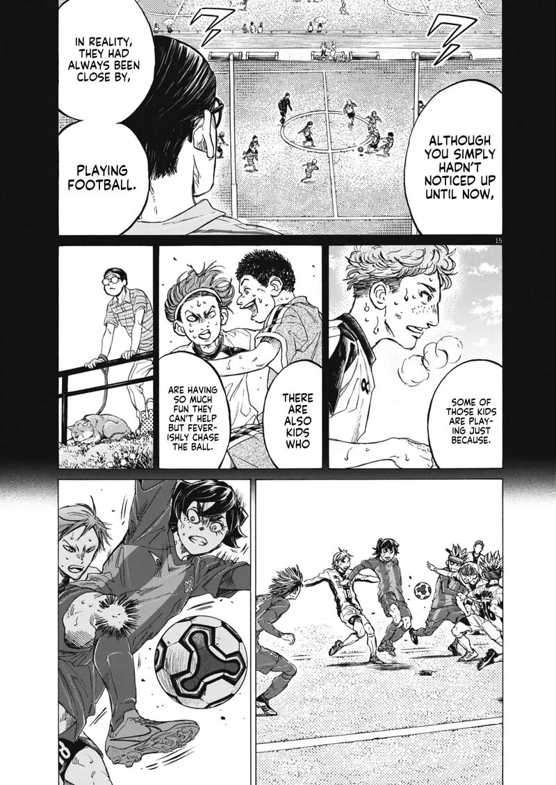 Ao Ashi Chapter 405 page 17