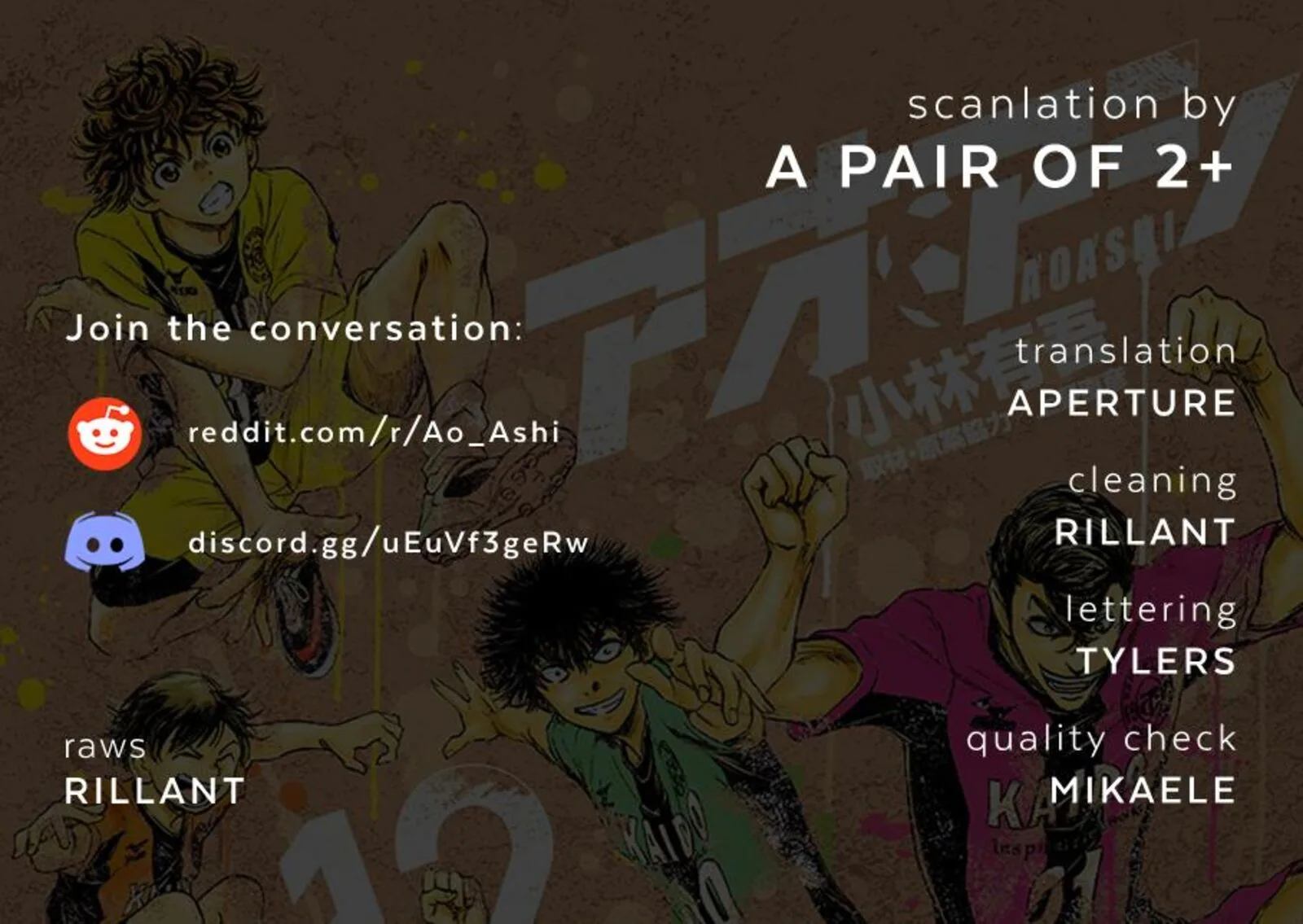 Ao Ashi Chapter 406 page 1