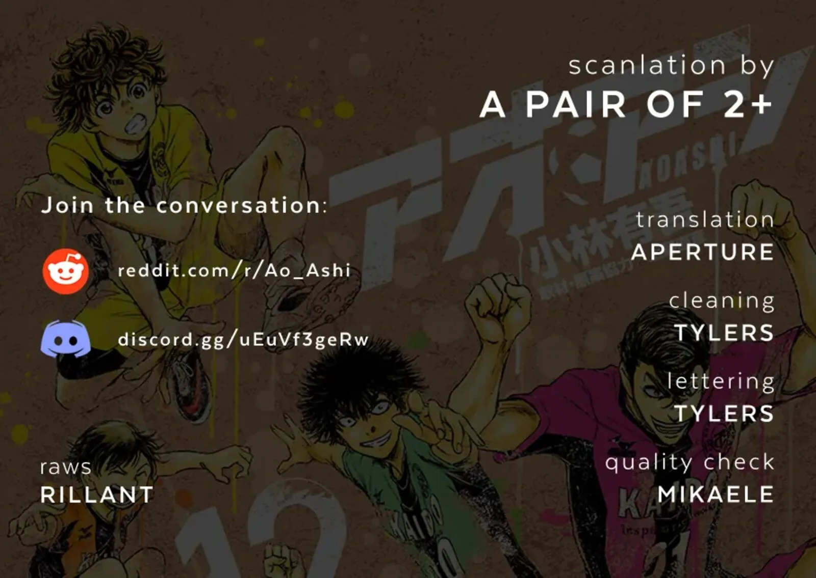 Ao Ashi Chapter 408 page 1