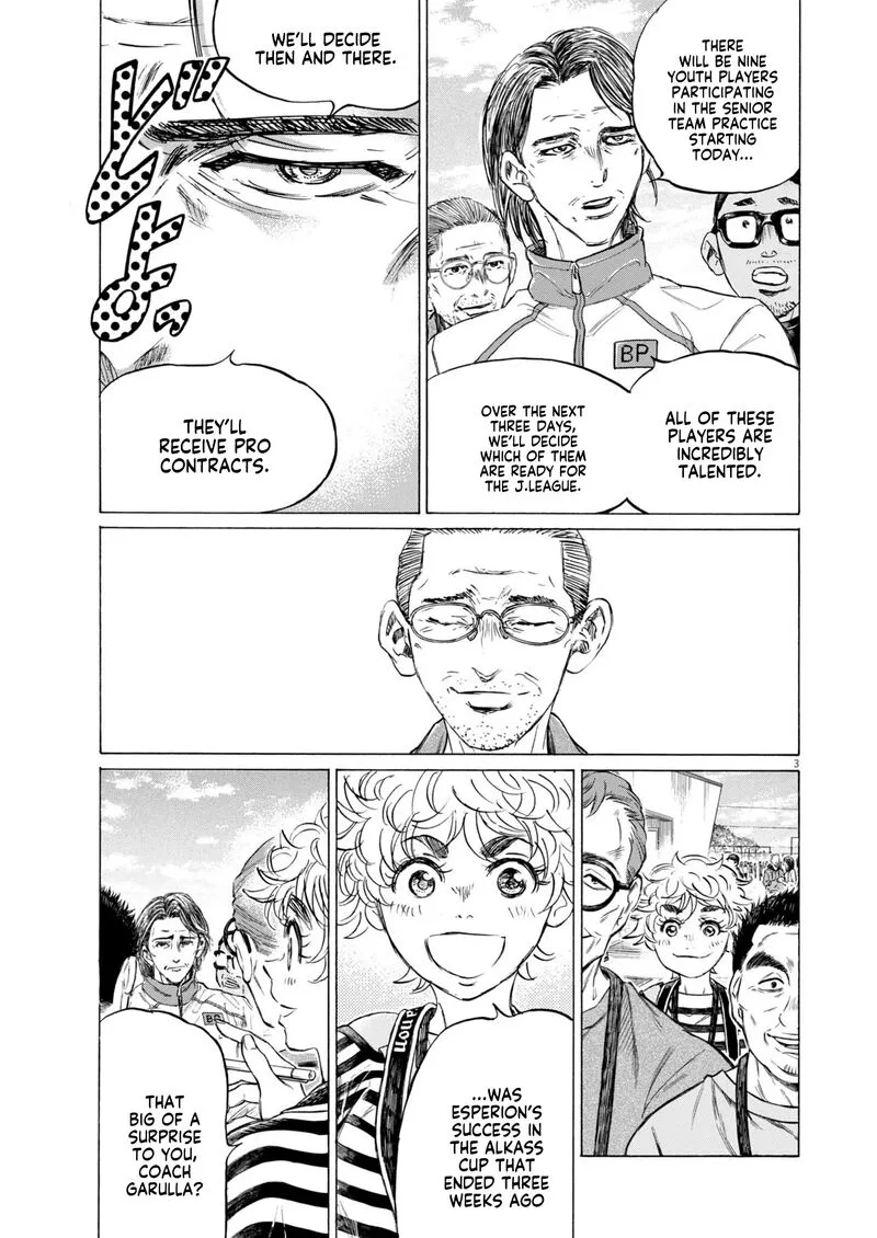 Ao Ashi Chapter 408 page 4