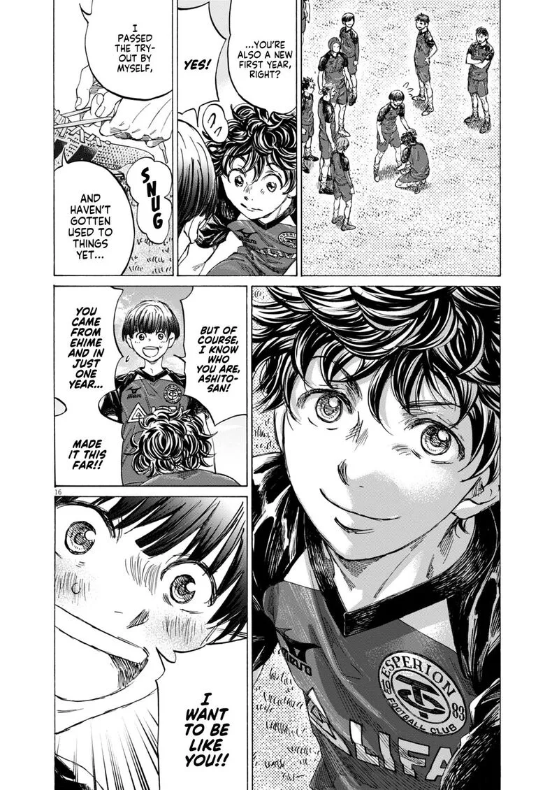 Ao Ashi Chapter 410 page 19