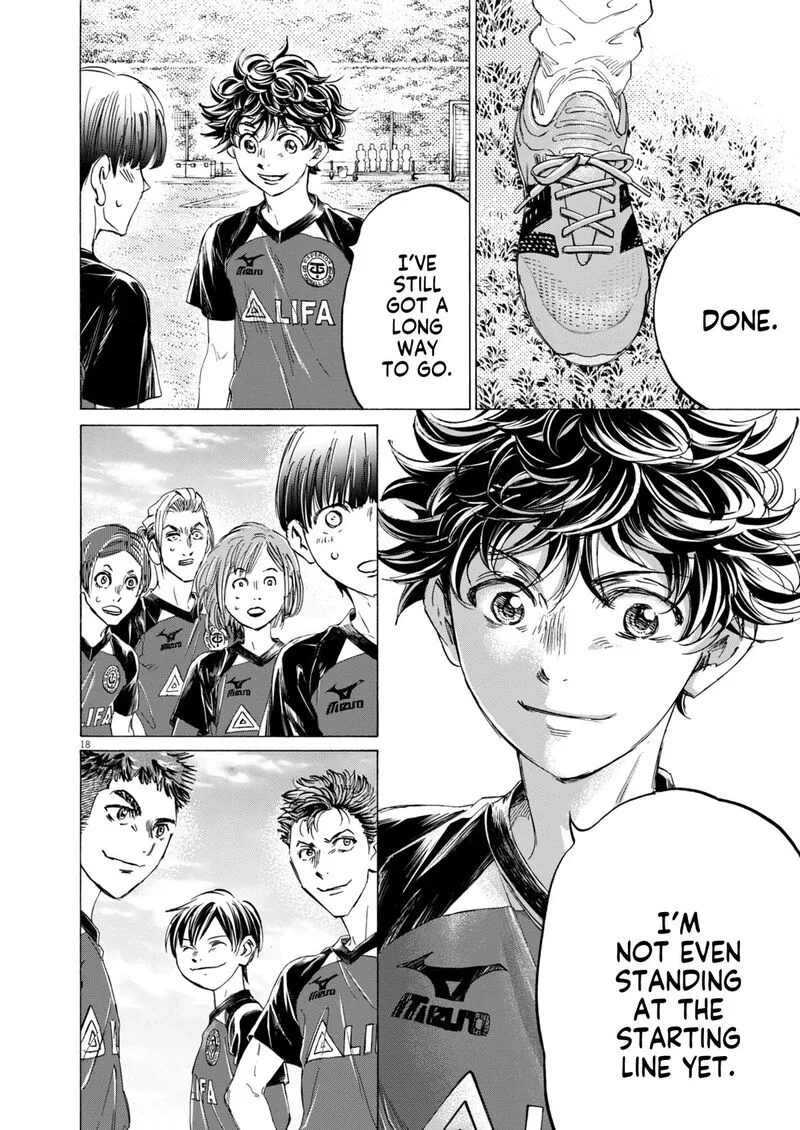 Ao Ashi Chapter 410 page 21