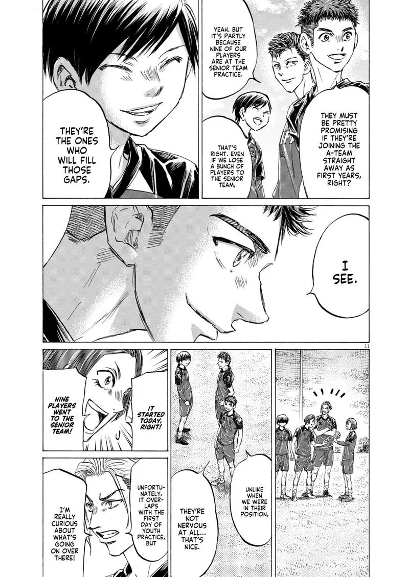 Ao Ashi Chapter 410 page 14