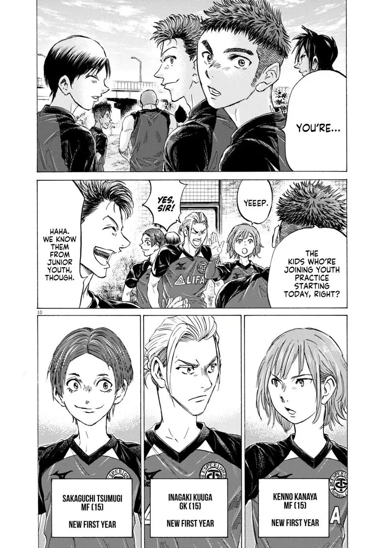 Ao Ashi Chapter 410 page 13
