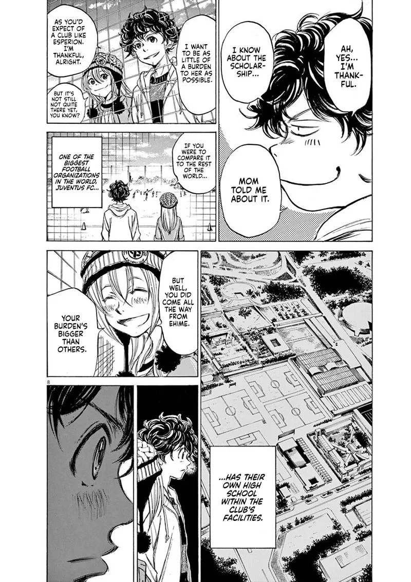 Ao Ashi Chapter 44 page 8