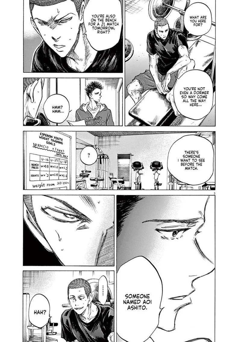 Ao Ashi Chapter 65 page 3