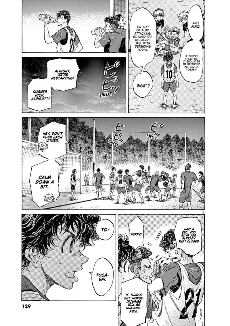 Ao Ashi Chapter 68 page 15