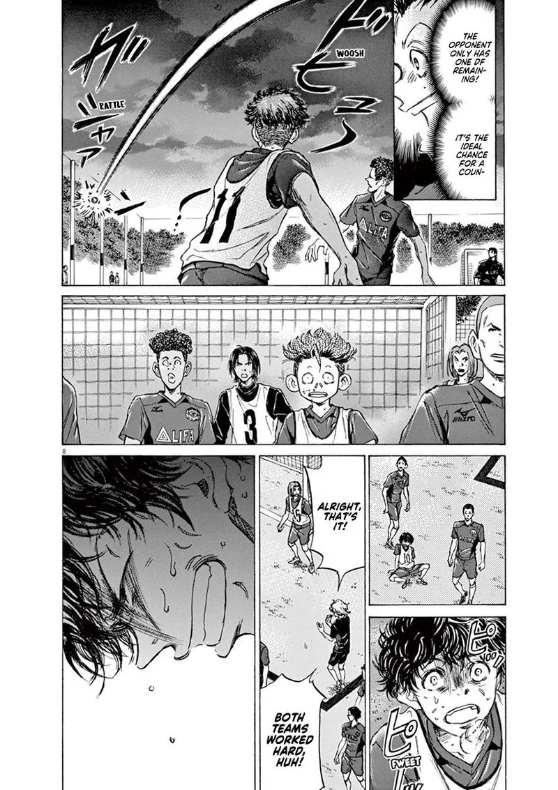 Ao Ashi Chapter 69 page 8