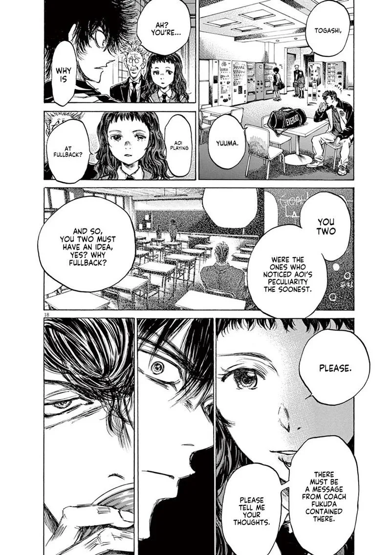 Ao Ashi Chapter 69 page 18