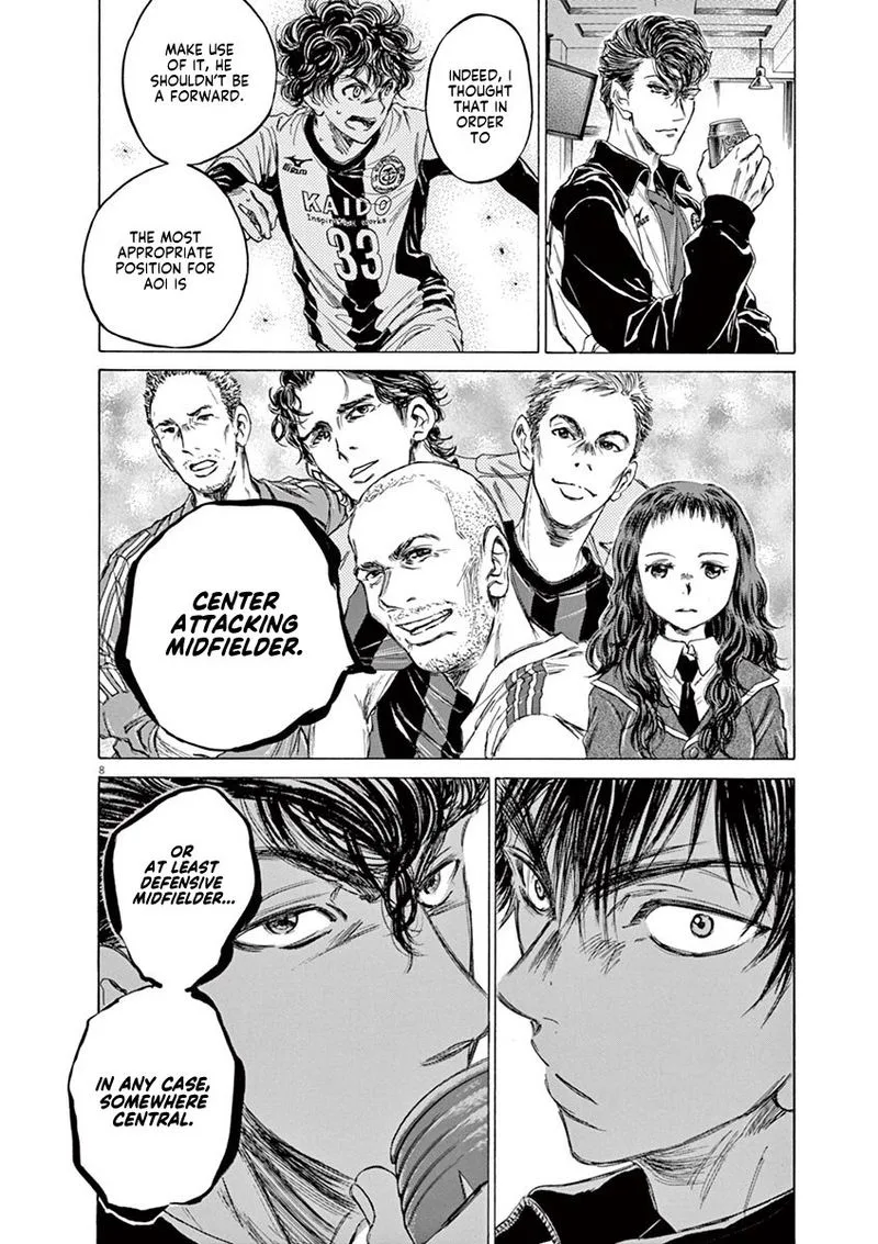 Ao Ashi Chapter 70 page 8