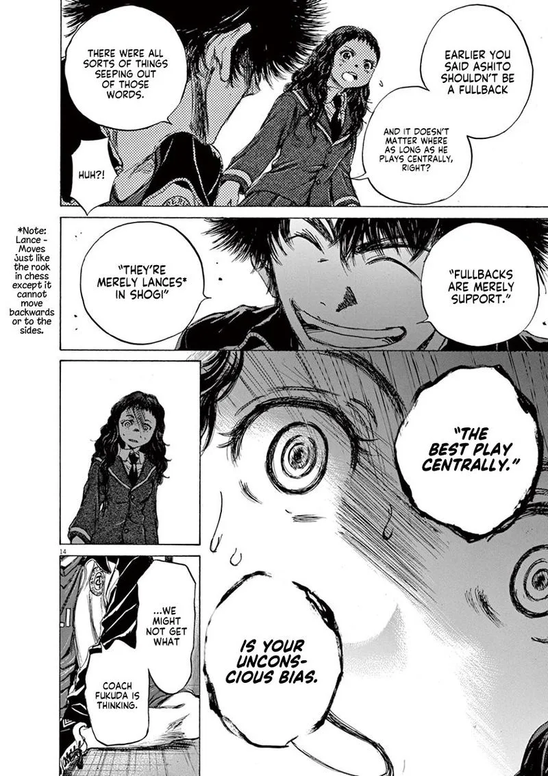 Ao Ashi Chapter 70 page 14
