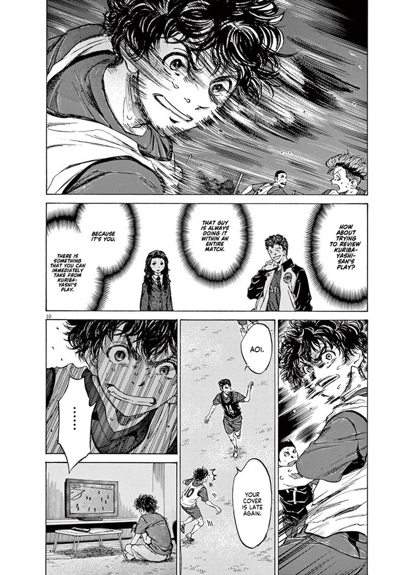 Ao Ashi Chapter 71 page 10