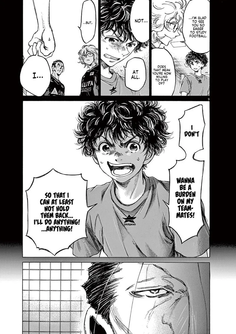 Ao Ashi Chapter 71 page 9