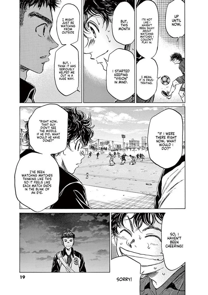 Ao Ashi Chapter 73 page 21