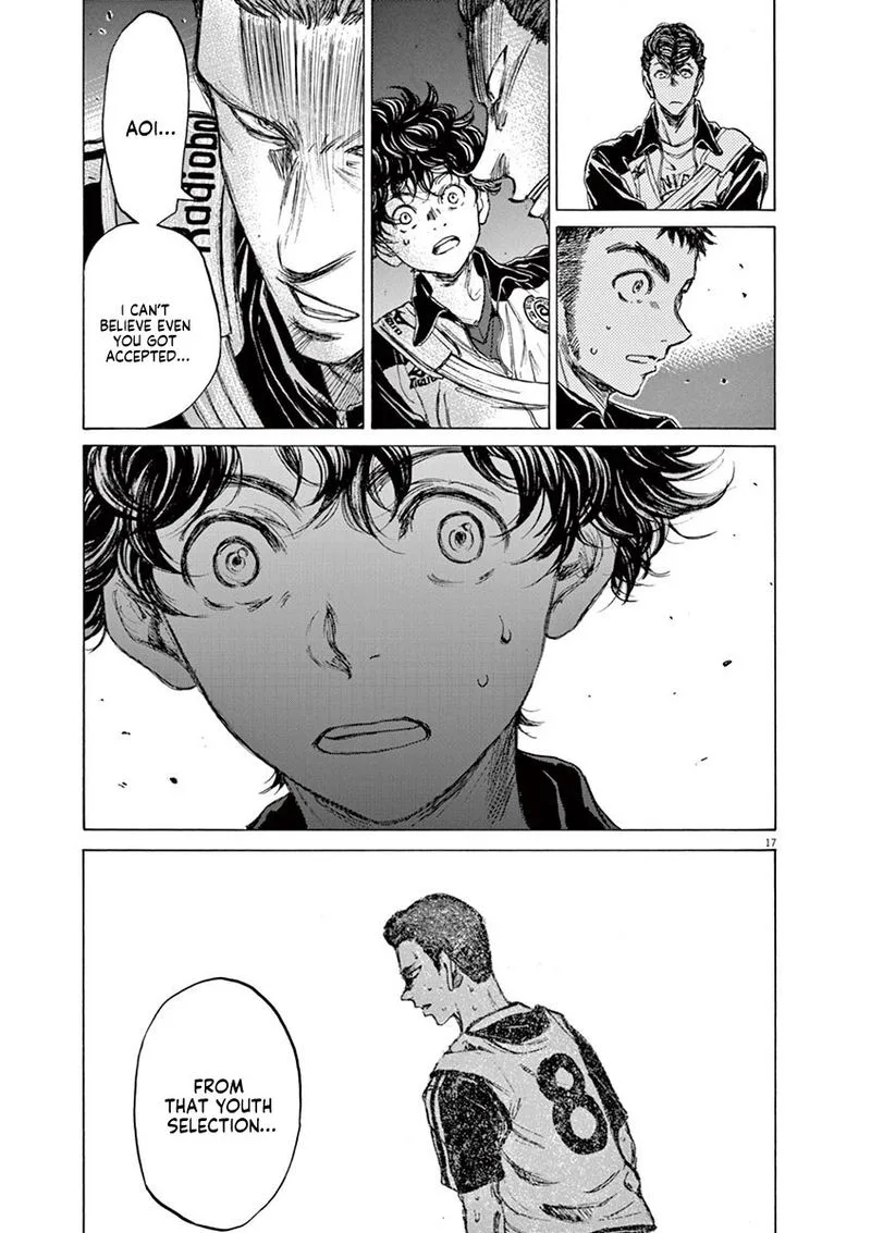 Ao Ashi Chapter 74 page 17