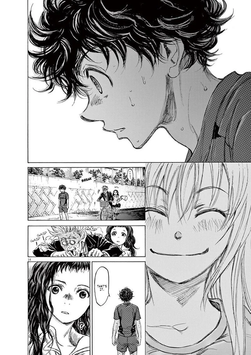 Ao Ashi Chapter 76 page 14