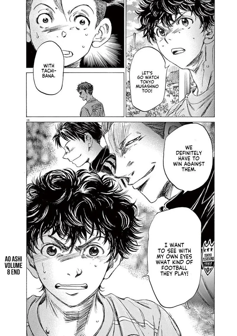 Ao Ashi Chapter 83 page 18