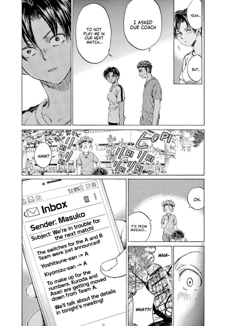 Ao Ashi Chapter 87 page 20