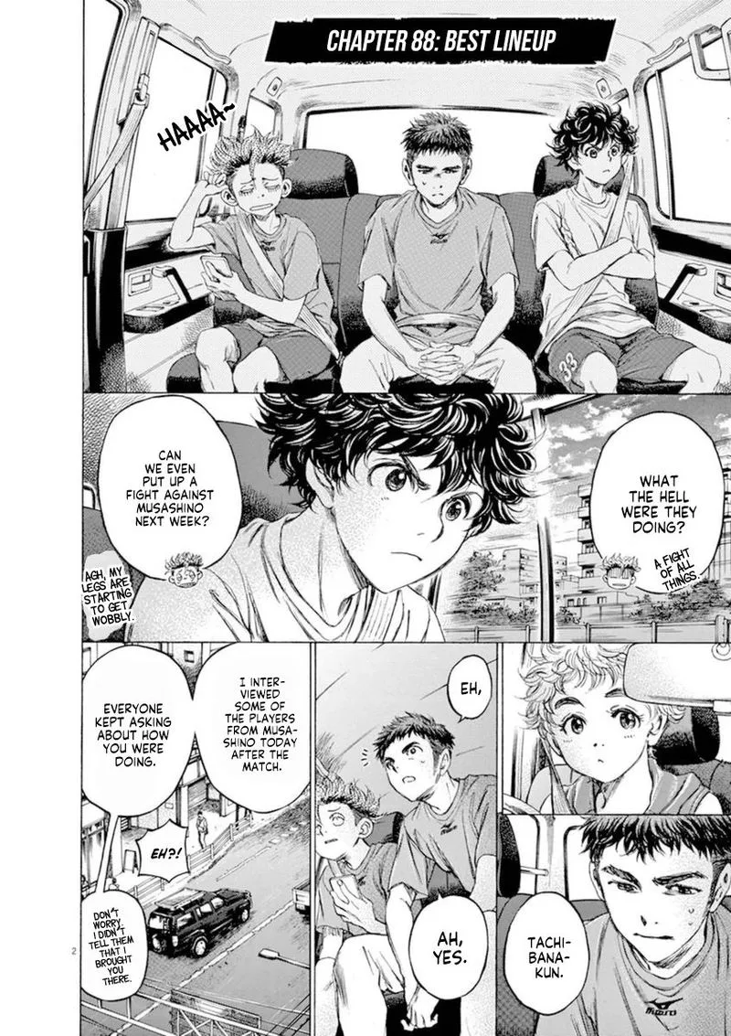 Ao Ashi Chapter 88 page 2
