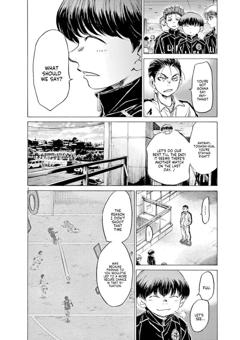 Ao Ashi Chapter 90 page 8