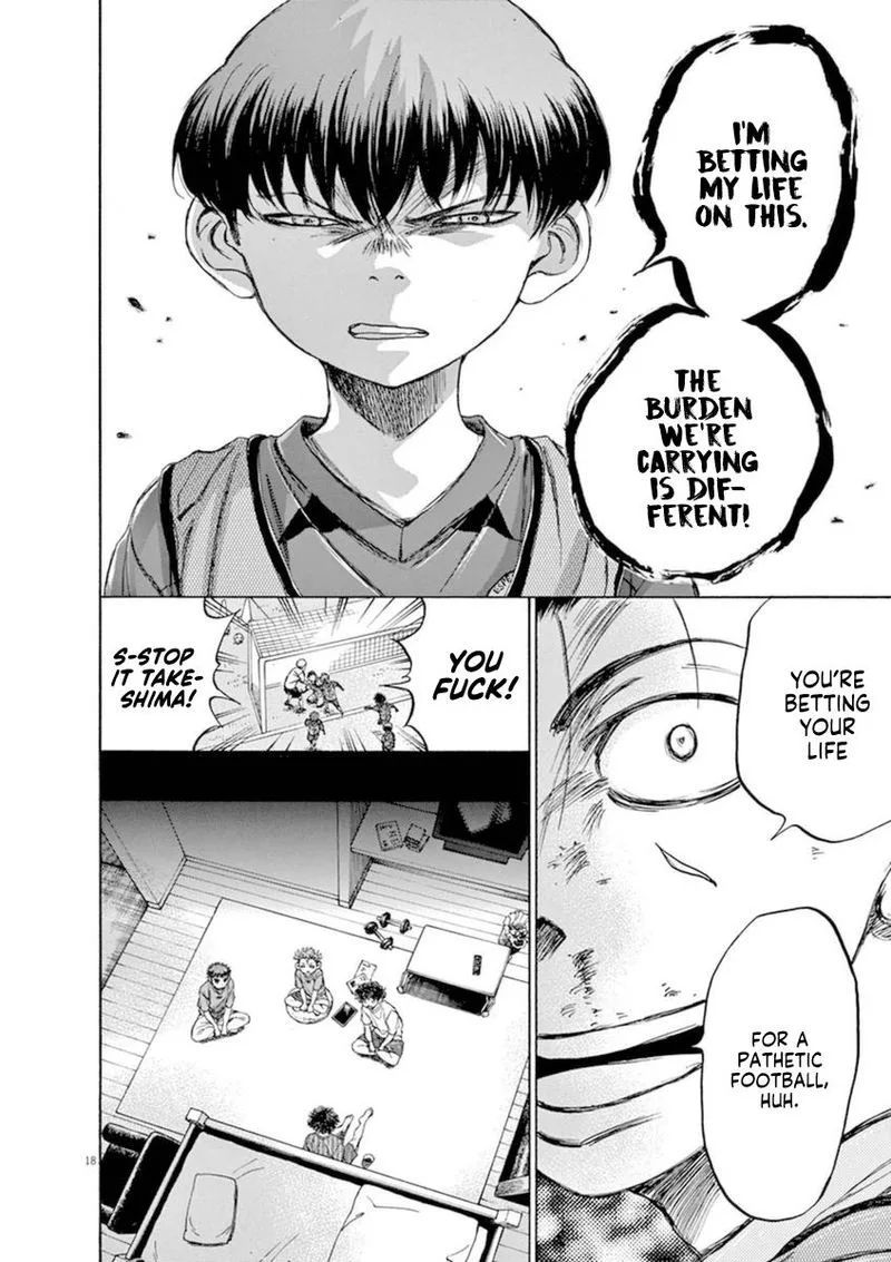 Ao Ashi Chapter 91 page 19