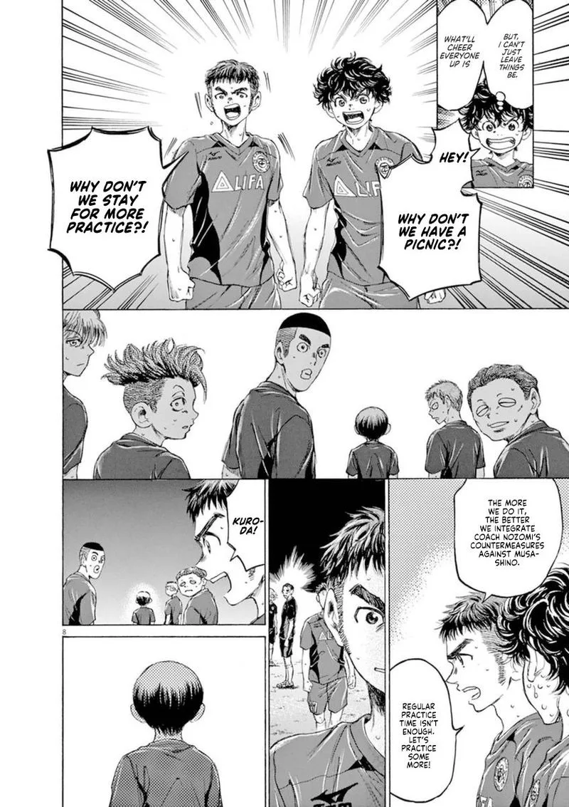 Ao Ashi Chapter 92 page 8